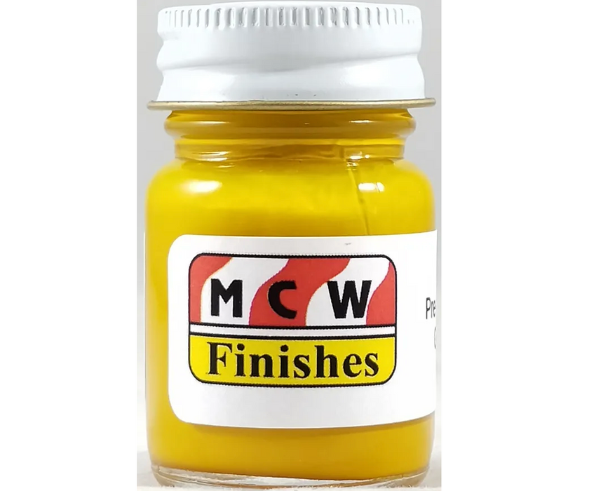 MCW Finishes 2189E CAT Yellow Pre 97 Enamel Paint 15ml (0.5oz)