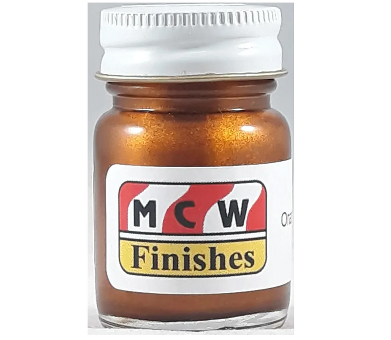 MCW Finishes 2402E Orange Metallic Enamel Paint 15ml (0.5oz)
