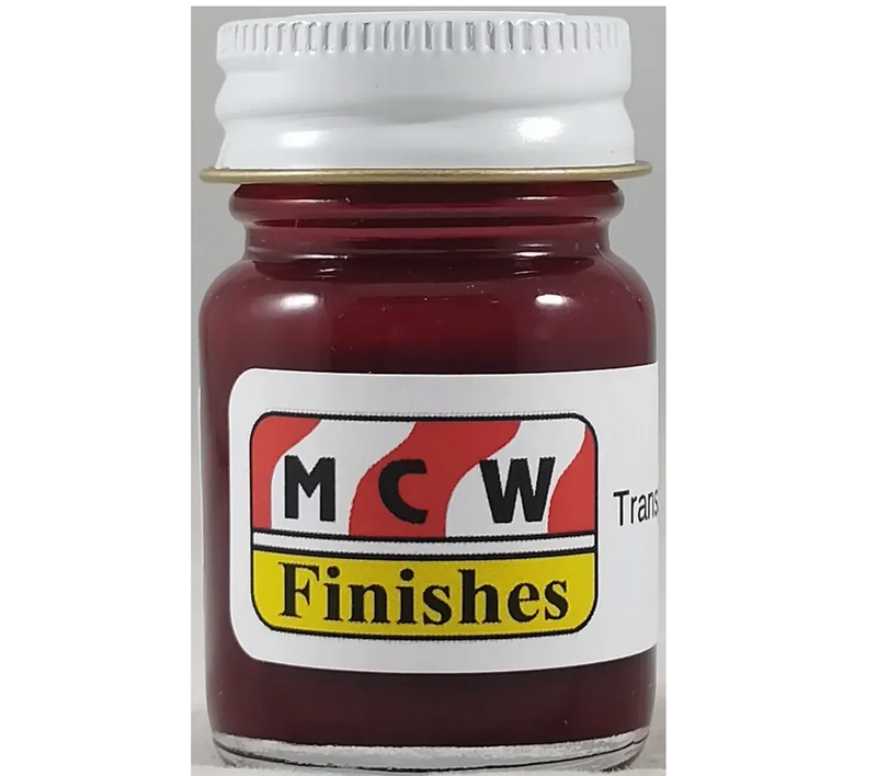 MCW Finishes 2410E Transparent Magenta Enamel Paint 15ml (0.5oz)