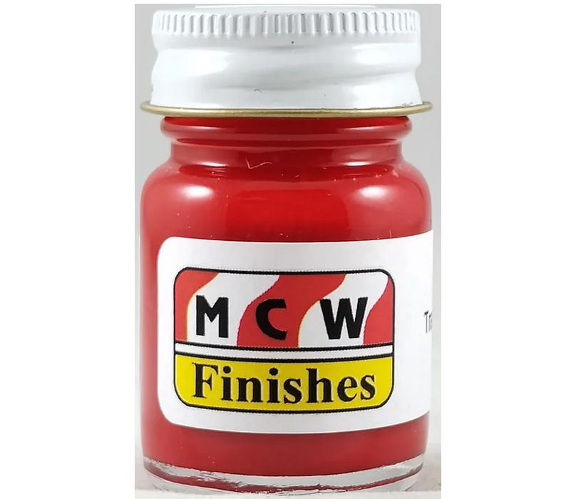 MCW Finishes 2415E Transparent Red Enamel Paint 15ml (0.5oz)