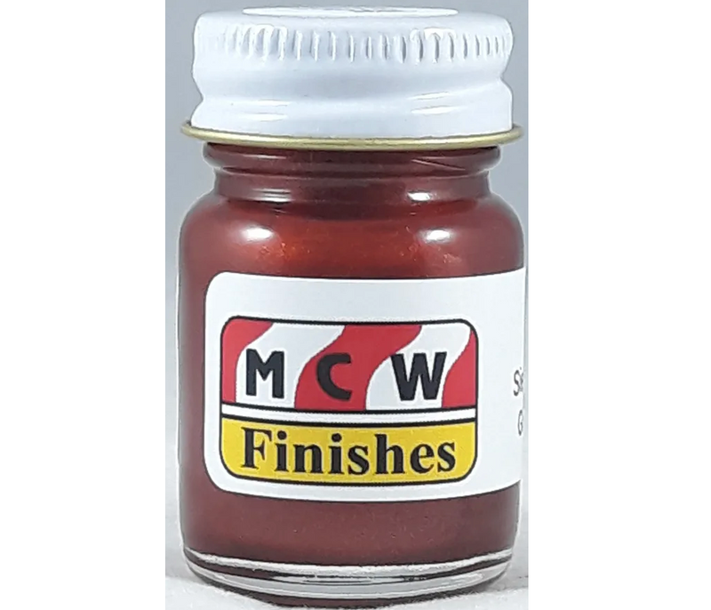 MCW Finishes 5605E Sierra Gold Metallic Enamel Paint 15ml (0.5oz)