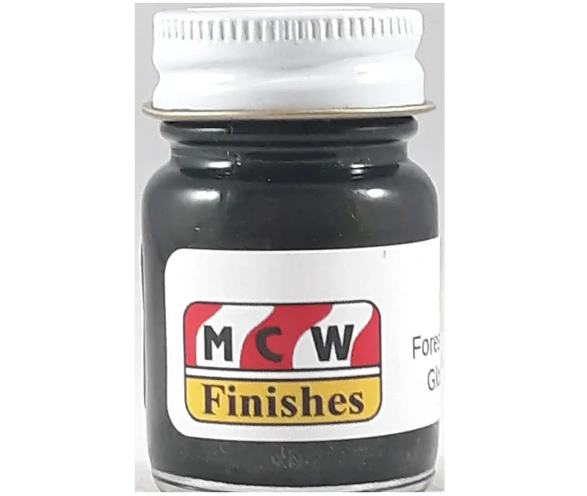 MCW Finishes 5755E Forest Green Metallic Enamel Paint 15ml (0.5oz)