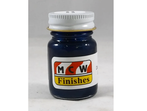 MCW Finishes 6300E Daytona Blue Metallic Enamel Paint 15ml (0.5oz)