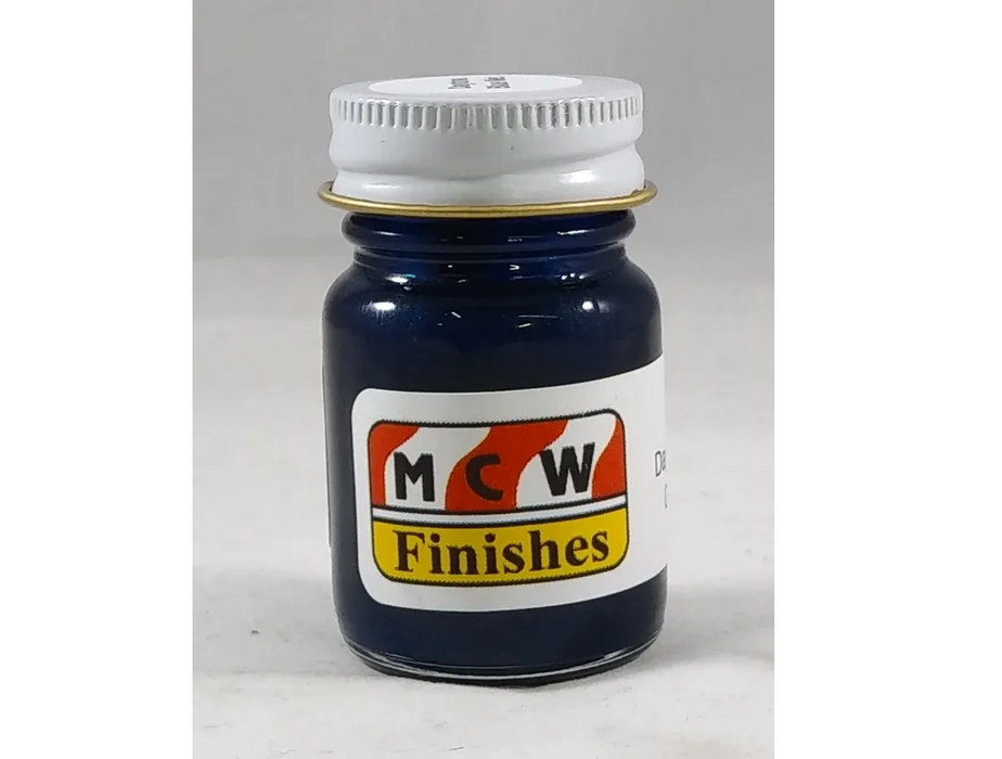 MCW Finishes 6300E Daytona Blue Metallic Enamel Paint 15ml (0.5oz)