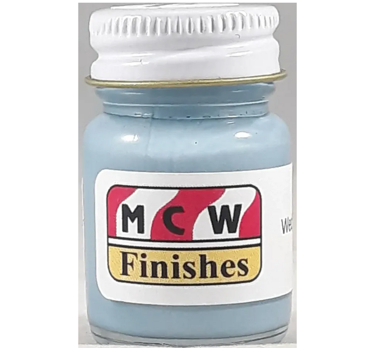 MCW Finishes 6453E Wedgewood Blue Enamel Paint 15ml (0.5oz)