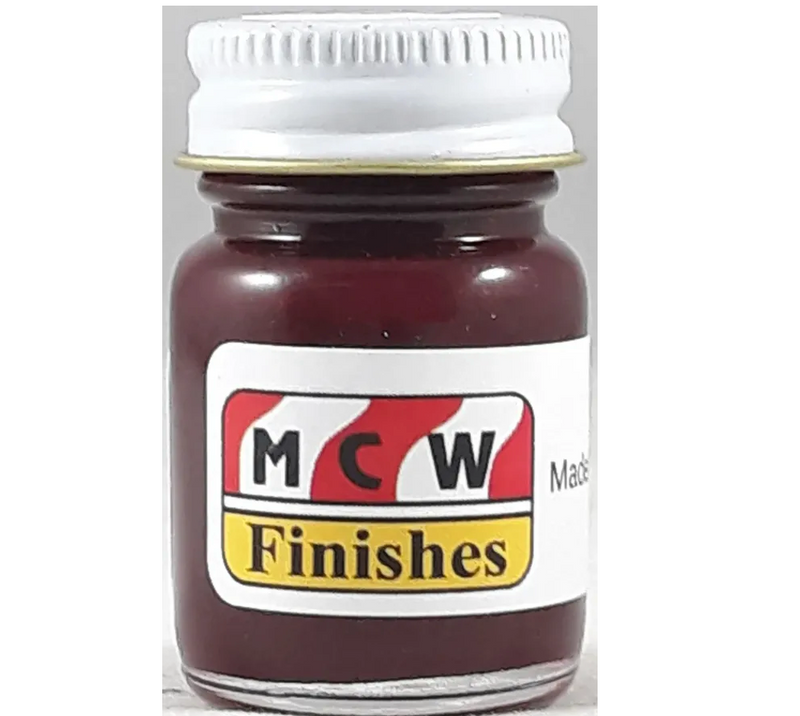 MCW Finishes 6503E Madeira Maroon Metallic Enamel Paint 15ml (0.5oz)
