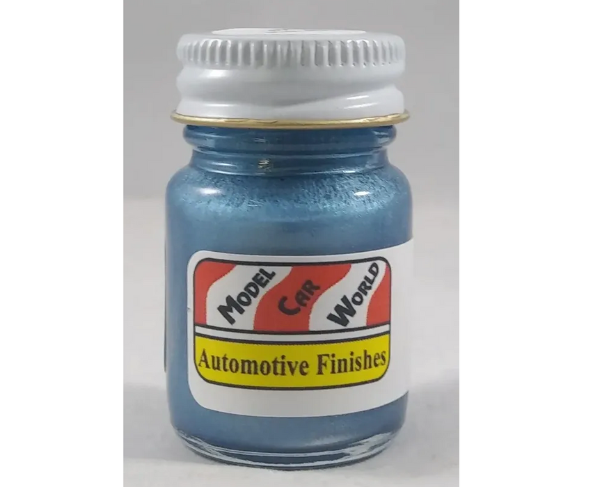 MCW Finishes 6509E Mist Blue Metallic Enamel Paint 15ml (0.5oz)