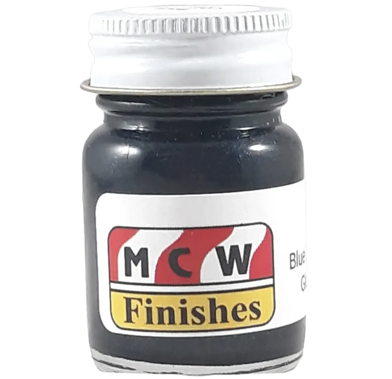 MCW Finishes 6611E Blue Charcoal Metallic Enamel Paint 15ml (0.5oz)