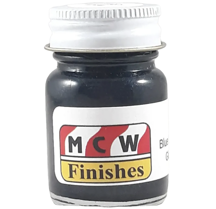 MCW Finishes 6611E Blue Charcoal Metallic Enamel Paint 15ml (0.5oz)
