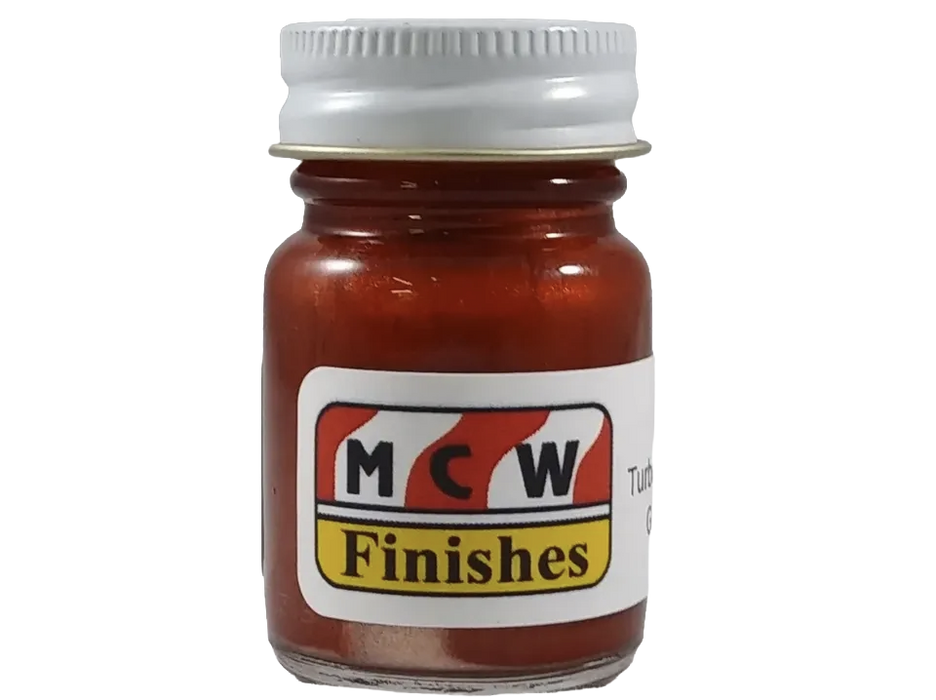 MCW Finishes 6655E Turbine Bronze Metallic Enamel Paint 15ml (0.5oz)