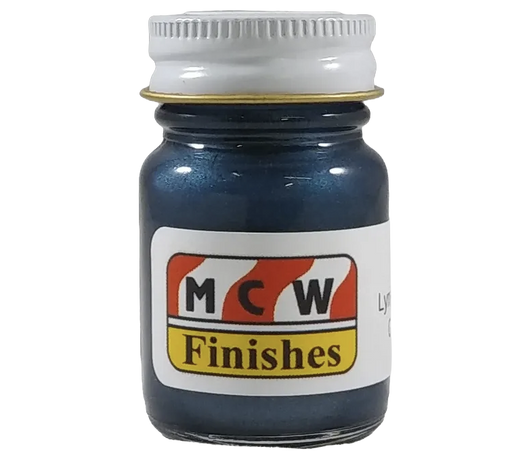 MCW Finishes 6702E Lynndale Blue Metallic Enamel Paint 15ml (0.5oz)