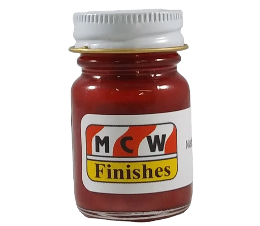 MCW Finishes 6704E Marlboro Maroon Metallic Enamel Paint 15ml (0.5oz)