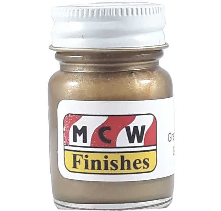 MCW Finishes 6713E Granada Gold Metallic Enamel Paint 15ml (0.5oz)