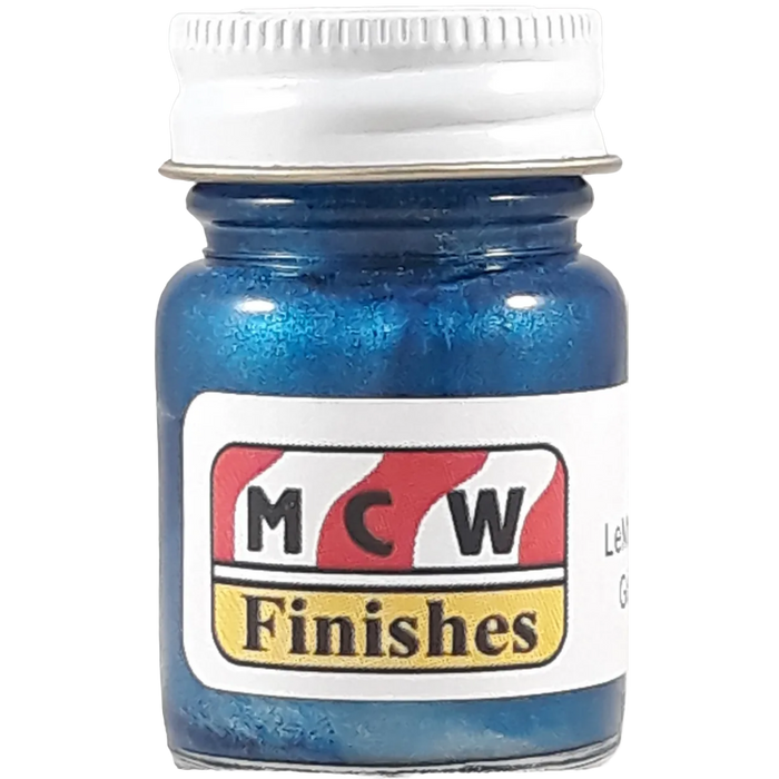 MCW Finishes 6801E LeMans Blue Metallic Enamel Paint 15ml (0.5oz)