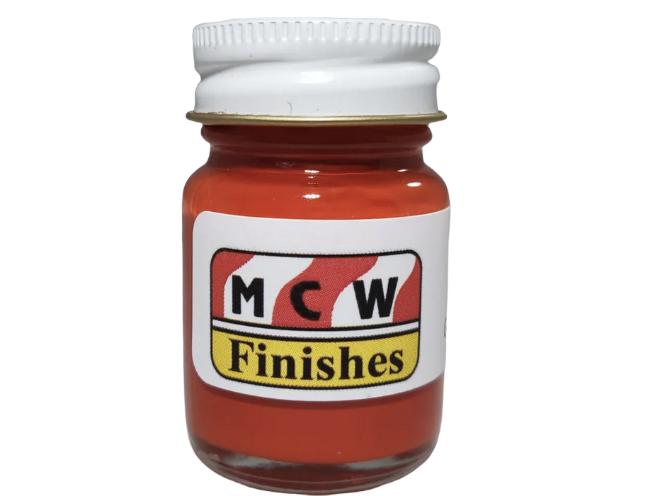 MCW Finishes 6861E Bright Red Enamel Paint 15ml (0.5oz)
