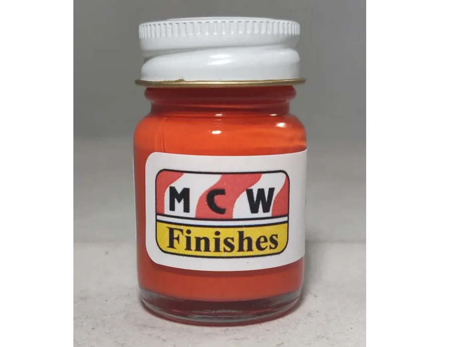 MCW Finishes 6900E Hugger Orange Enamel Paint 15ml (0.5oz)