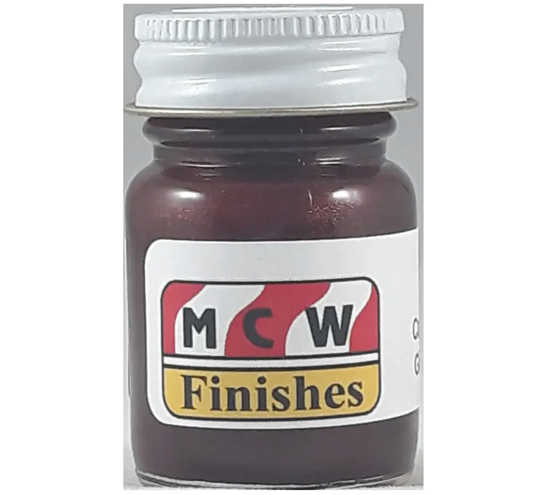 MCW Finishes 6965E Cordovan Maroon Metallic Enamel Paint 15ml (0.5oz)