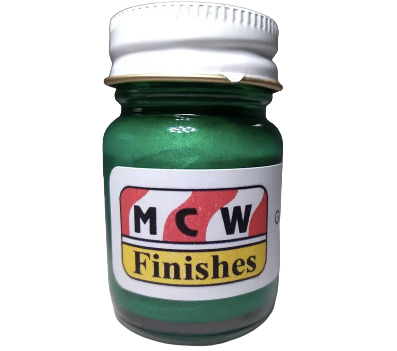 MCW Finishes 7131E Grabber Green Metallic Enamel Paint 15ml (0.5oz)