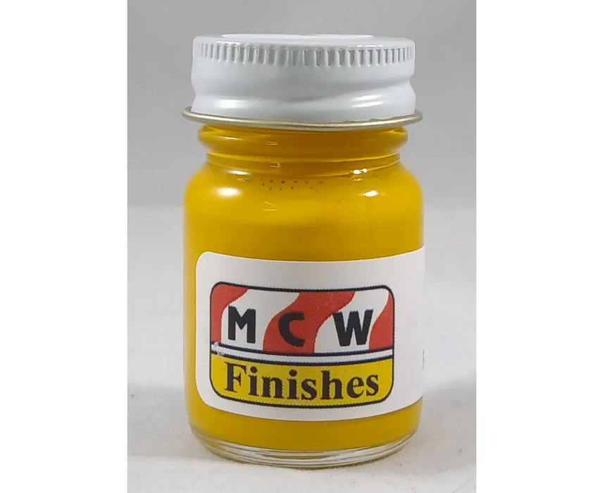 MCW Finishes MIL1104E Flat Gelb RLM04 Enamel Paint 15ml (0.5oz)