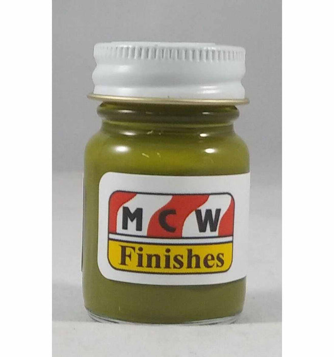 MCW Finishes MIL2020E Flat Light Green FS34089 Enamel Paint 15ml (0.5oz)