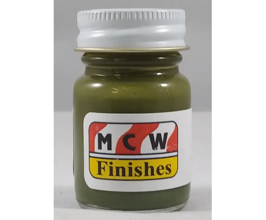 MCW Finishes MIL2113E Flat Green FS34102 Enamel Paint 15ml (0.5oz)