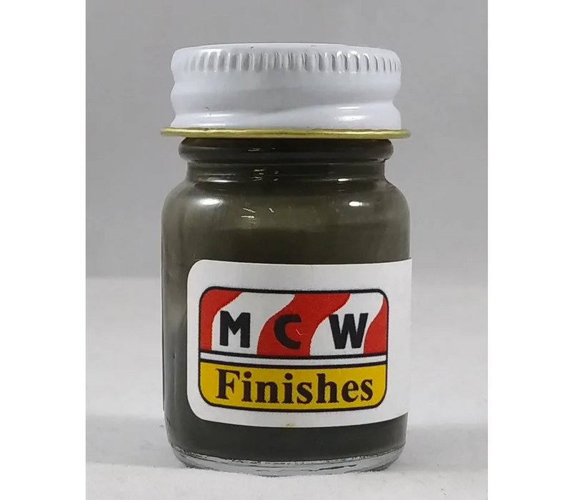 MCW Finishes MIL2166E Flat Olive Drab FS34052 Enamel Paint 15ml (0.5oz)