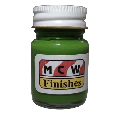 MCW Finishes TRN1004E Burlington Northern BN Light Green Enamel Paint 15ml (0.5oz)