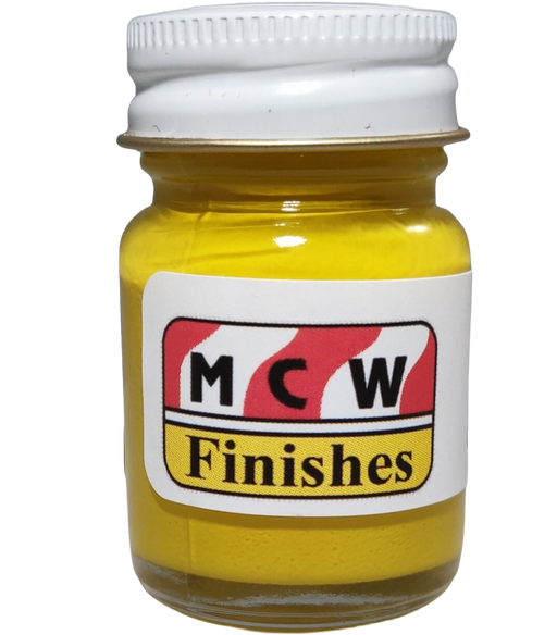 MCW Finishes TRN1006E CSX YN2 Yellow Enamel Paint 15ml (0.5oz)