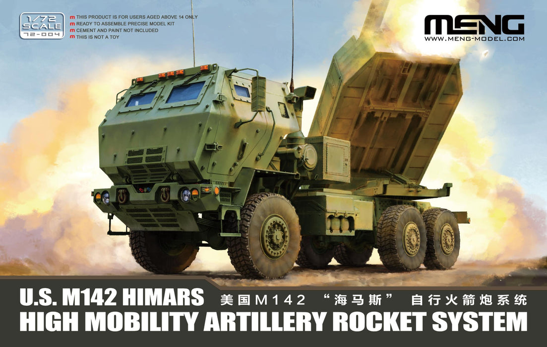 Meng Model 72004 1/72 Scale US M142 HIMARS Kit