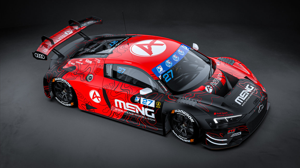 Meng Model CS-009 1/24 Audi R8 LMS GT3 EVO II Absolute Racing Model Kit