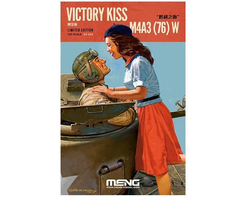 Meng Model ES-006 1/35 Limited Edition M4A3(76) W "Victory Kiss" Kit