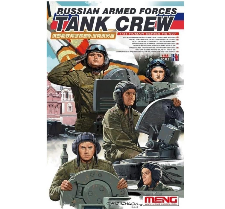 Meng Model HS-007 1/35 Russian Tank Crew Kit