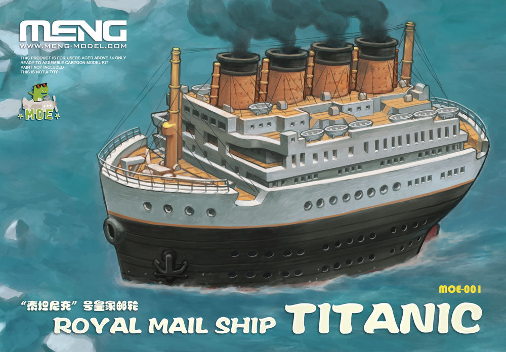 Meng Model MOE-001 1/EGG Cartoon Royal Mail Titanic Model Kit