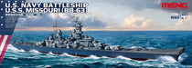 Meng Model PS004 1/700 U.S. Navy Battleship Missouri BB-63 Model Kit
