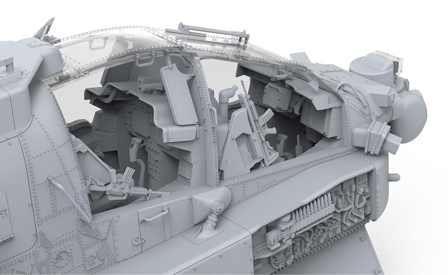 Meng Model QS-0005 1/35 AH-64D Saraf Israeli Air Force Model Kit ...