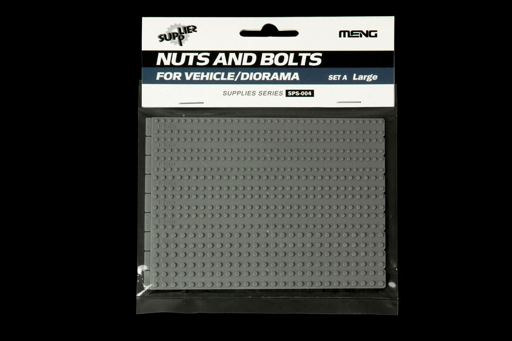 Meng Model SPS-0004 1/35 Large Nuts & Bolts Set A