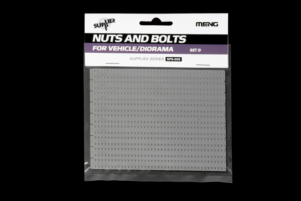 Meng Model SPS-0009 1/35 Small Nuts & Bolts Set C