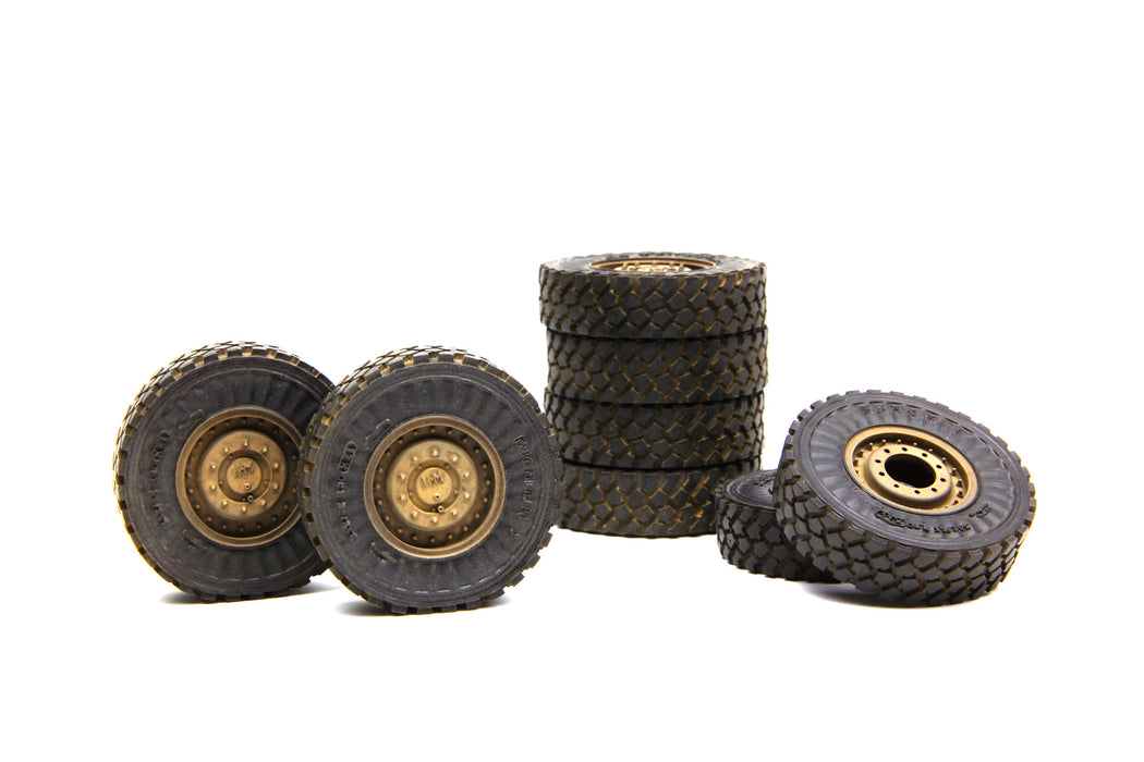 Meng Model SPS-0024 1/35 U.S. Cougar 6x6 MRAP Vehicle Wheel Set