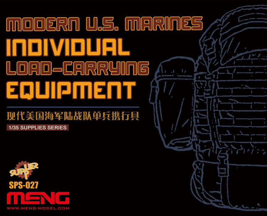 Meng Model SPS-0027 1/35 Modern U.S. Marines Individual Load-carrying Equipment Accessory Kit