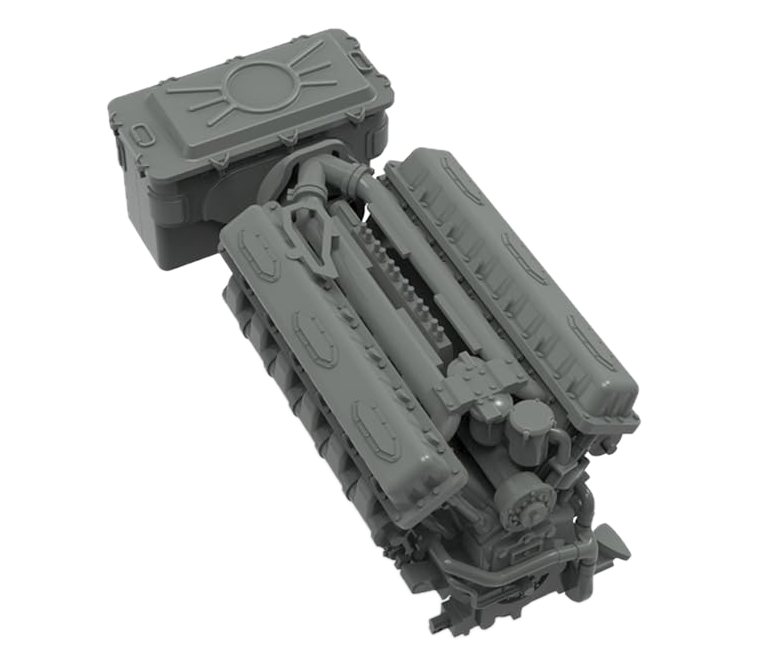 Meng Model SPS-0028 1/35 Russian V-84 Tank Engine Accessory Kit