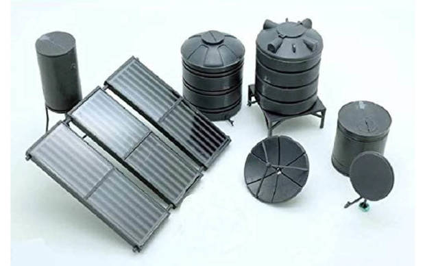 Meng Model SPS-0046 1/35 Middle Eastern Roof-Mounted Facilities Set Accessory Kit