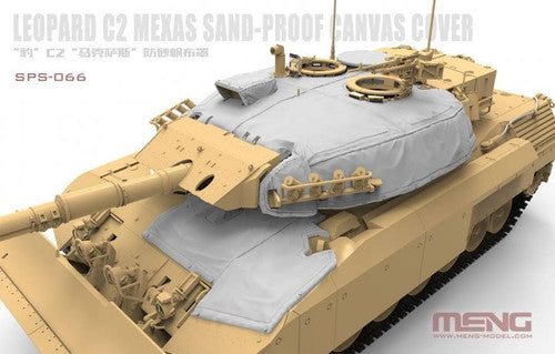 Meng Model SPS-0066 1/35 Canadian Main Battle Tank Leopard C2 MEXAS Sand-Proof Canvas Cover Accessory Kit