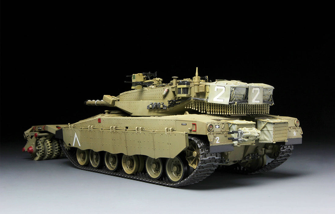 Meng Model TS-005 1/35 Israel Main Battle Tank Merkava Mk.3 BAZ withNochri Dalet Mine Roller System Model Kit