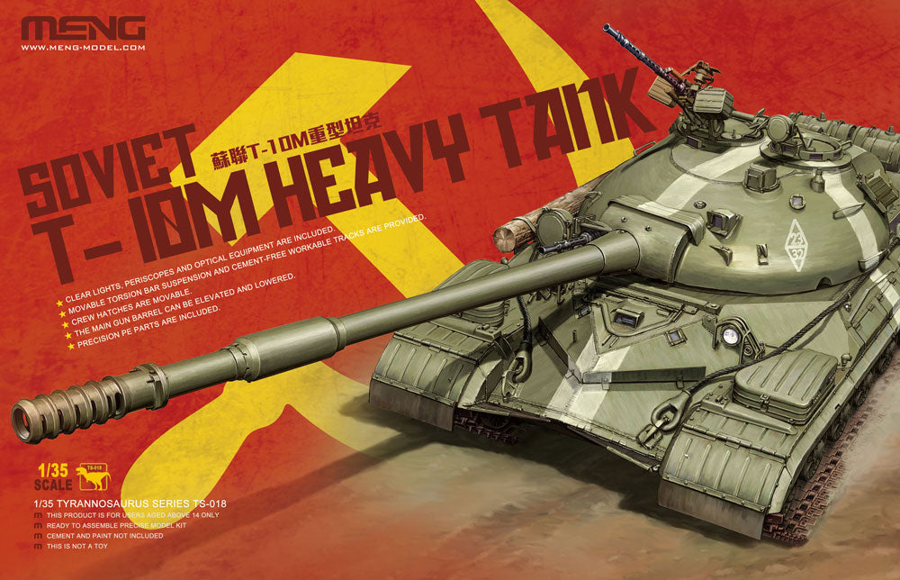 Meng Model TS-018 1/35 Soviet T-10M Heavy Tank Model Kit