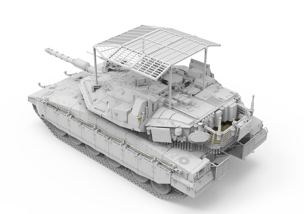 Meng Model TS-056 1/35 Merkava Mk.4M with Roof-mounted Slat Armor Israel Main Battle Tank Model Kit