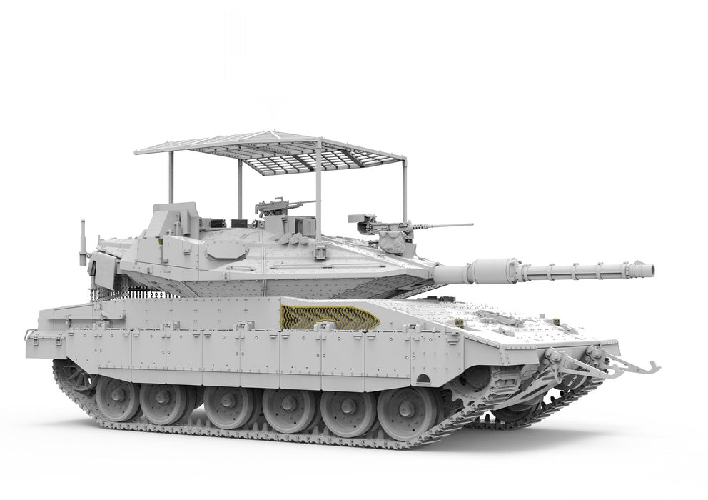 Meng Model TS-056 1/35 Merkava Mk.4M with Roof-mounted Slat Armor Israel Main Battle Tank Model Kit