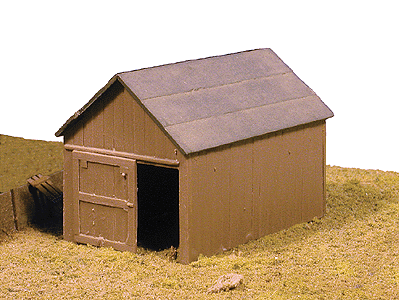 Micro Engineering 70-605 HO Scale Small Shed Kit