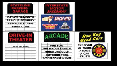 Micro Structures 1382 Small Drive Inn Sign