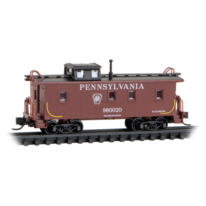 Micro-Trains 050 00 260 N Scale 34' Wood-Sheathed Caboose Pennsylvania PRR 980020