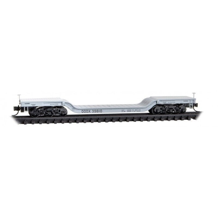 Micro-Trains 109 00 271 N Scale Heavy Duty Center Depressed Flatcar DODX 39810